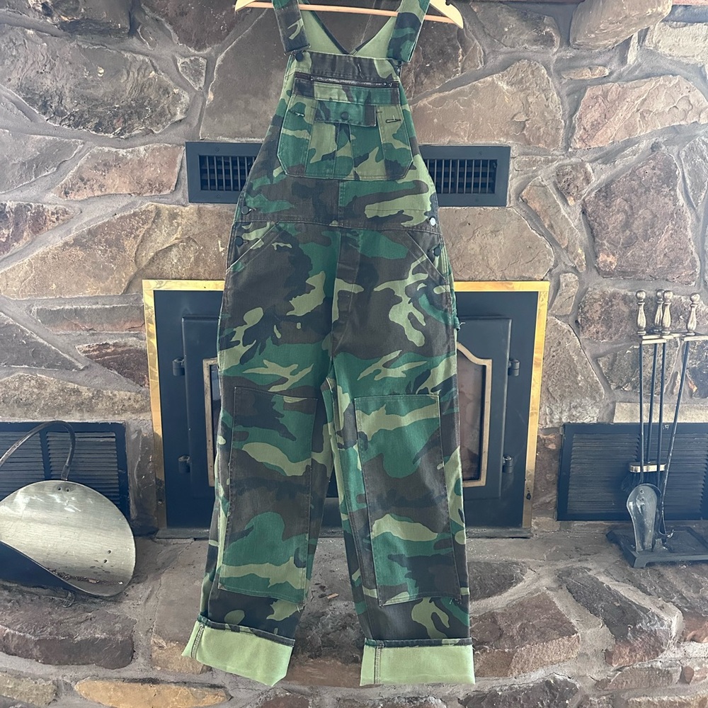 “Vintage 1980s–1990s Liberty Camo Overalls”